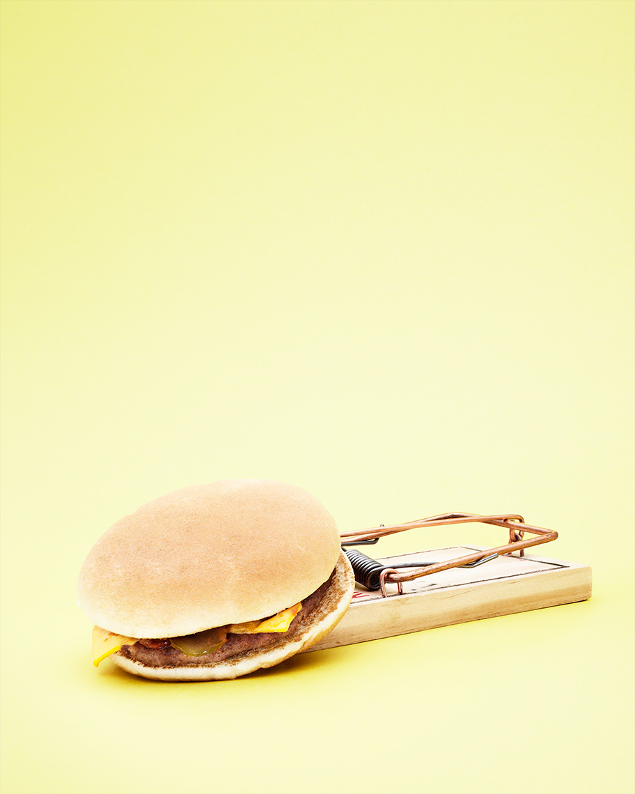 Vancouver Conceptual Food Photography Cheeseburger